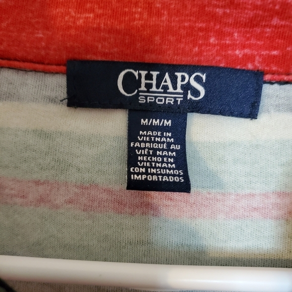 Womens Chaps Aztec Southwestern Quarter Zip Cotton Shirt size medium - Picture 3 of 12